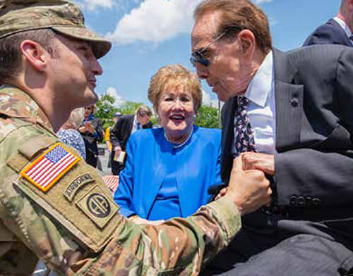 Senator Bob Dole Shaking Hands